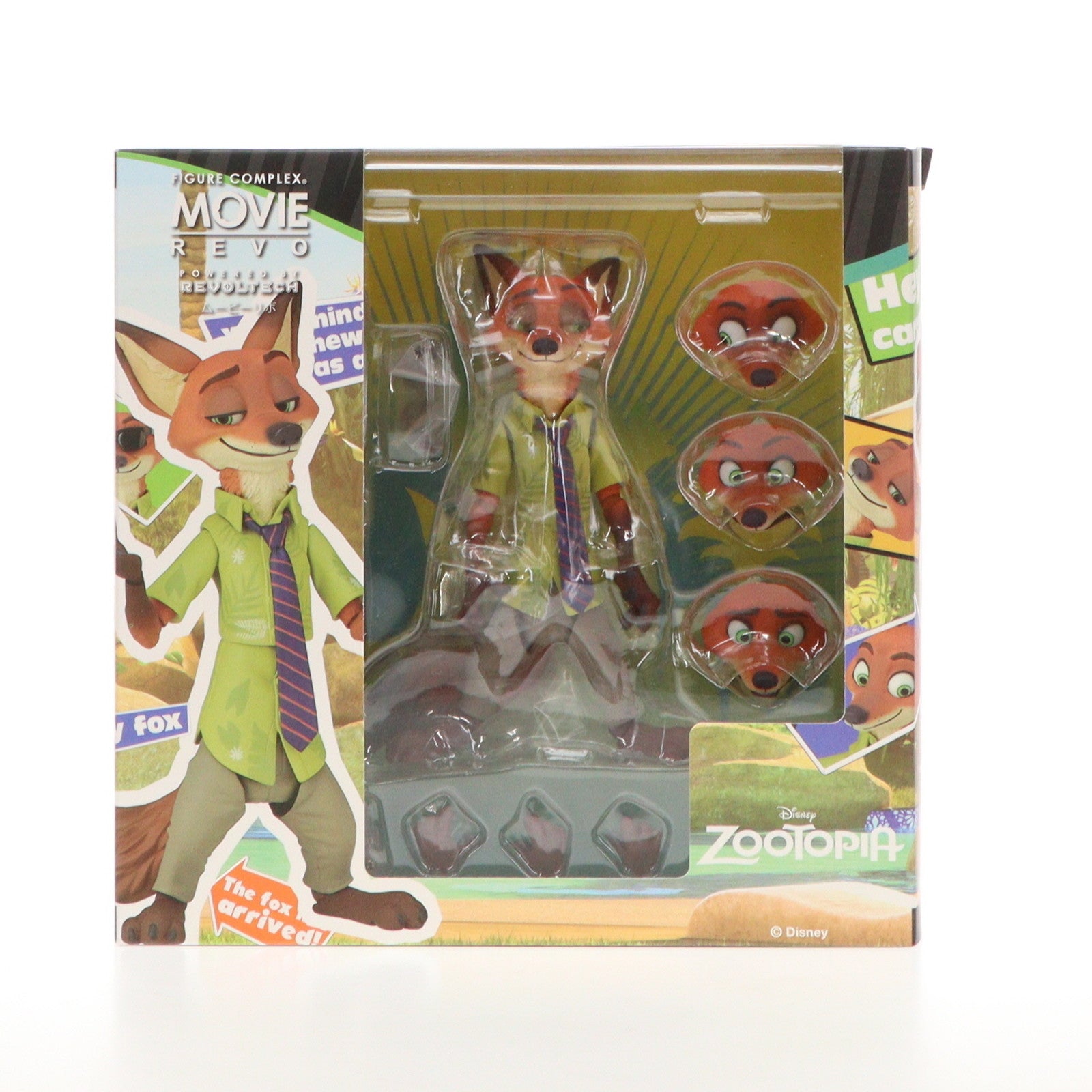 【中古即納】[FIG]フィギュアコンプレックス MOVIE REVO Series No.010 Nick Wilde(ニック・ワイルド) ズートピア 完成品 可動フィギュア 海洋堂(20180428)