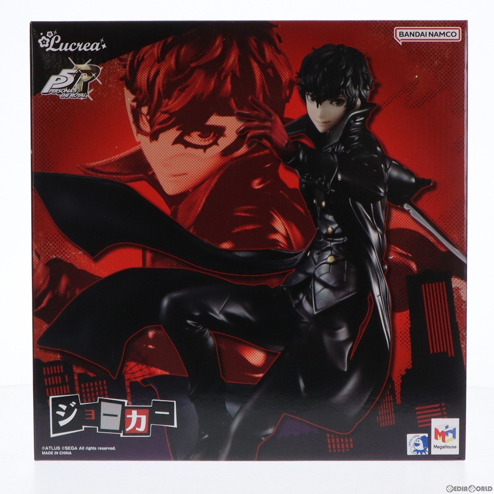 【中古即納】[FIG] Lucrea(ルクリア) ジョーカー ペルソナ5 ザ・ロイヤル 1/7 完成品 フィギュア プレミアムバンダイ アトラスDショップ あみあみ限定 メガハウス(20220831)