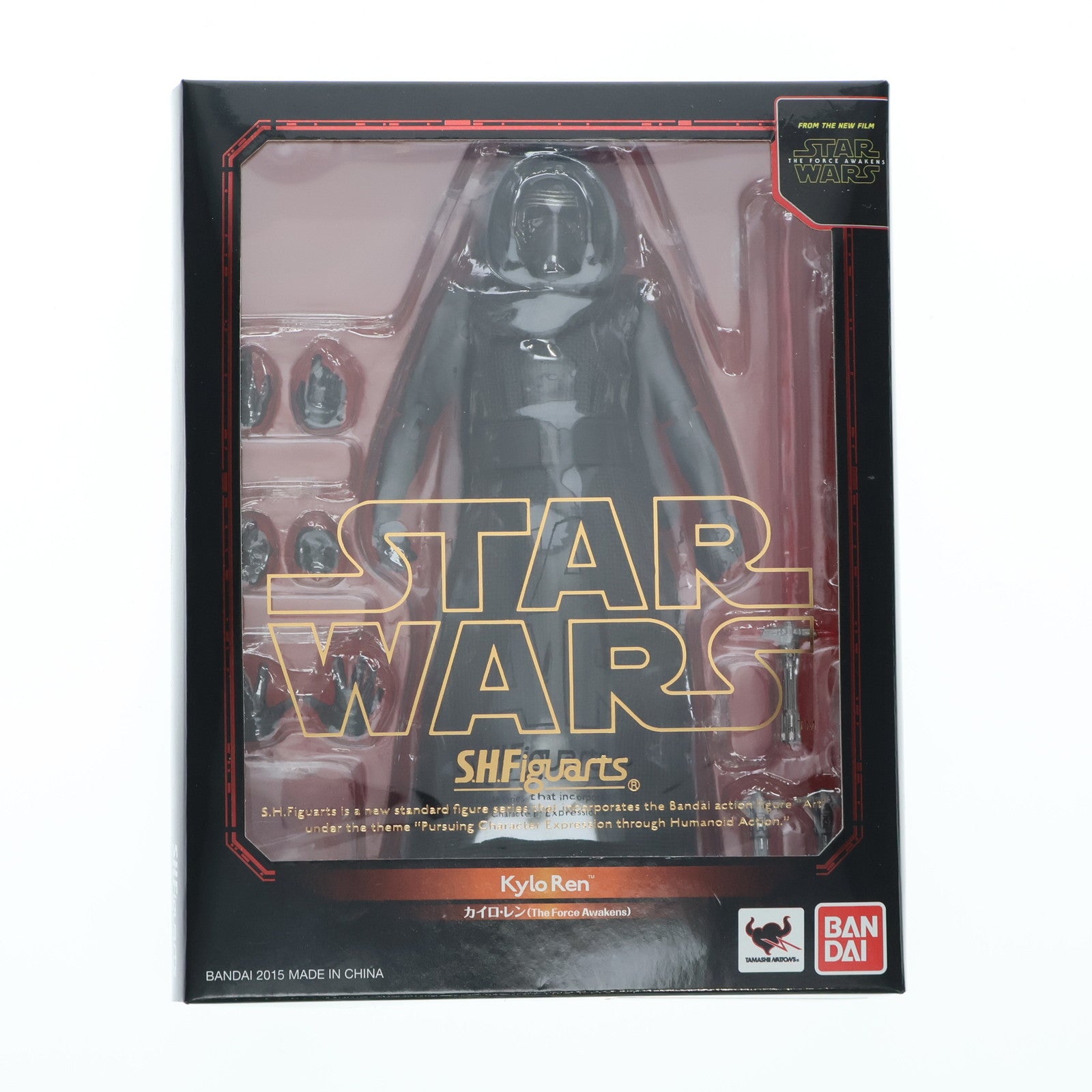 【中古即納】[FIG]S.H.Figuarts(フィギュアーツ) カイロ・レン STAR WARS(スター・ウォーズ) エピソード7/フォースの覚醒 完成品 可動フィギュア バンダイ(20151218)