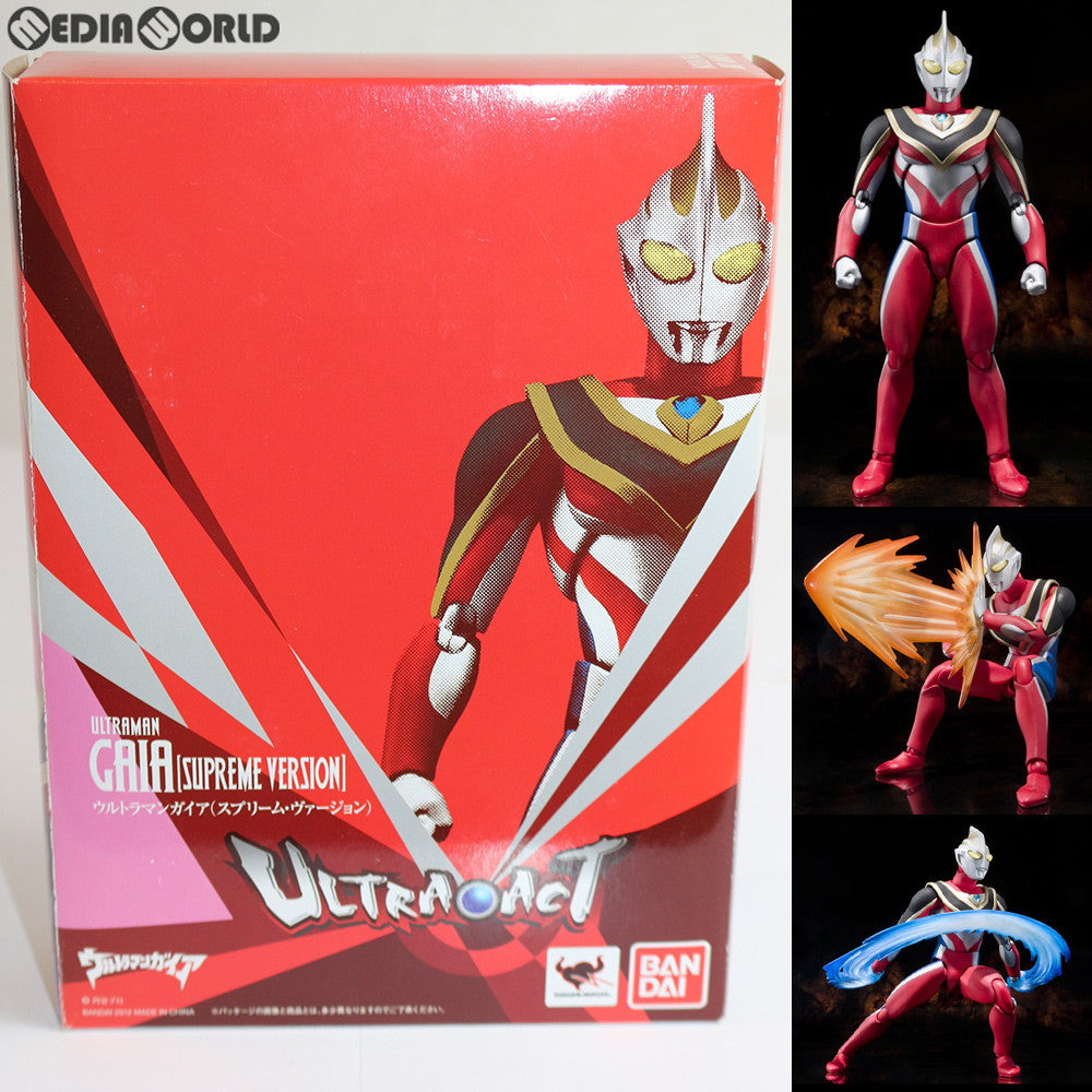 【中古即納】[FIG]魂ウェブ商店限定 ULTRA-ACT(ウルトラアクト) ウルトラマンガイア(スプリーム・ヴァージョン) 完成品 可動フィギュア バンダイ(20120930)