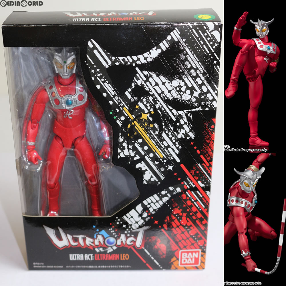 【中古即納】[FIG]ULTRA-ACT(ウルトラアクト) ウルトラマンレオ(2011年発売) 完成品 可動フィギュア バンダイ(20110521)