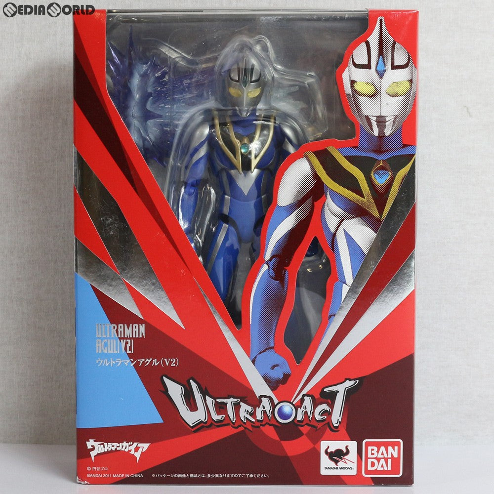 【中古即納】[FIG]ULTRA-ACT(ウルトラアクト) ウルトラマンアグル(V2) ウルトラマンガイア 完成品 可動フィギュア バンダイ(20111126)