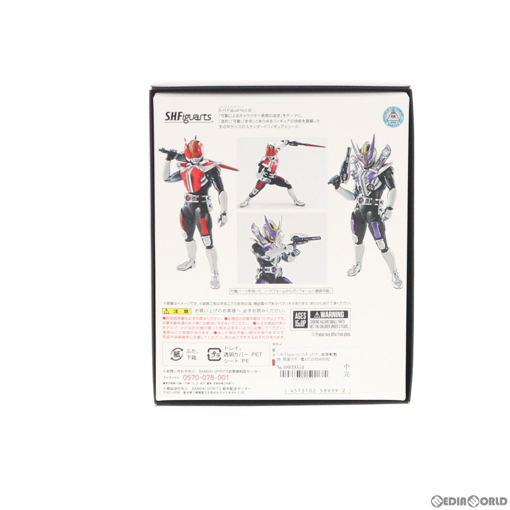 【中古即納】[FIG]S.H.Figuarts(フィギュアーツ) 真骨彫製法 仮面ライダー電王 ソードフォーム/ガンフォーム 完成品 可動フィギュア バンダイスピリッツ(20200530)