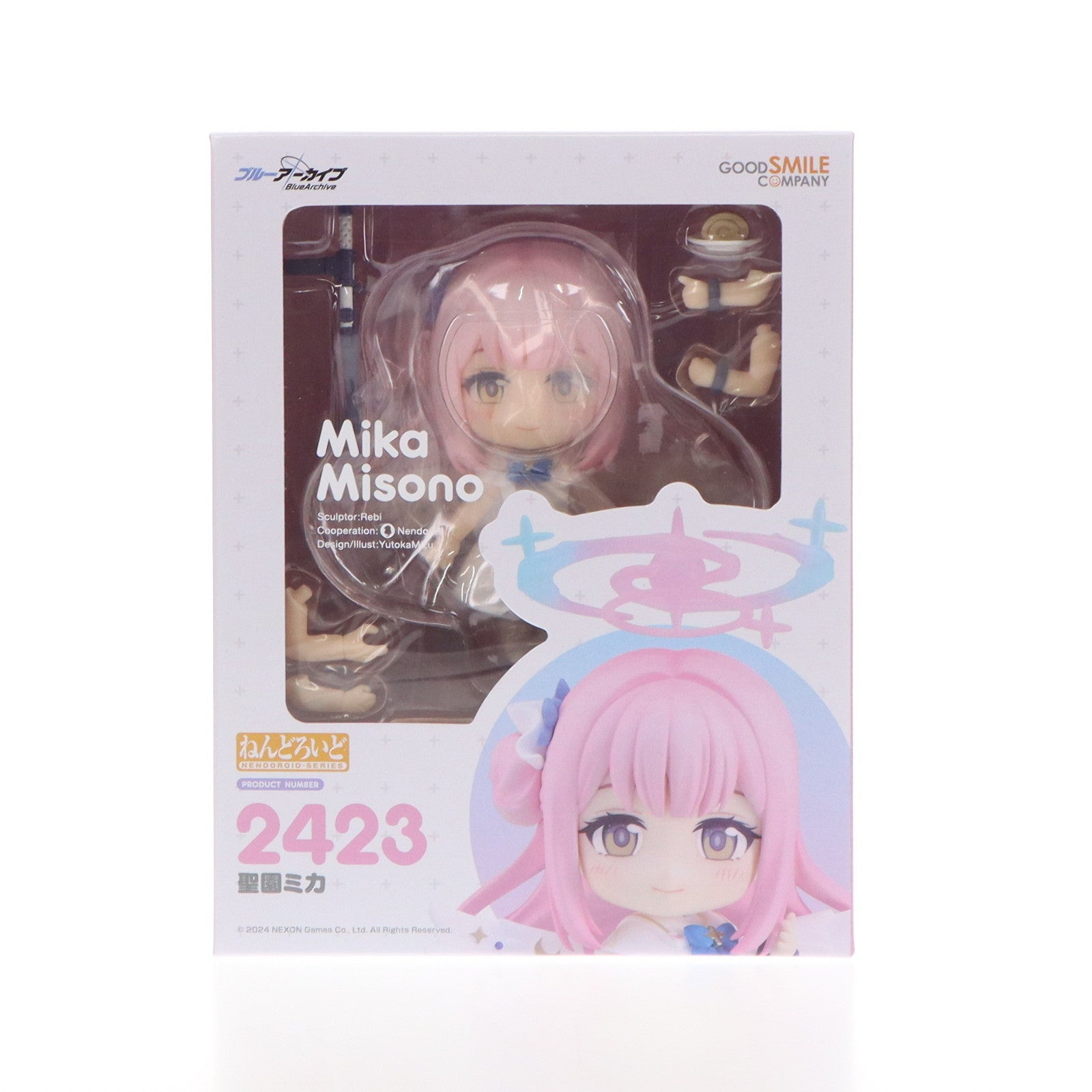 【中古即納】[FIG]グッドスマイルカンパニー公式ショップ特典付属 ねんどろいど 2423 聖園ミカ(みそのみか) ブルーアーカイブ -Blue Archive- 完成品 可動フィギュア グッドスマイルカンパニー(20240929)