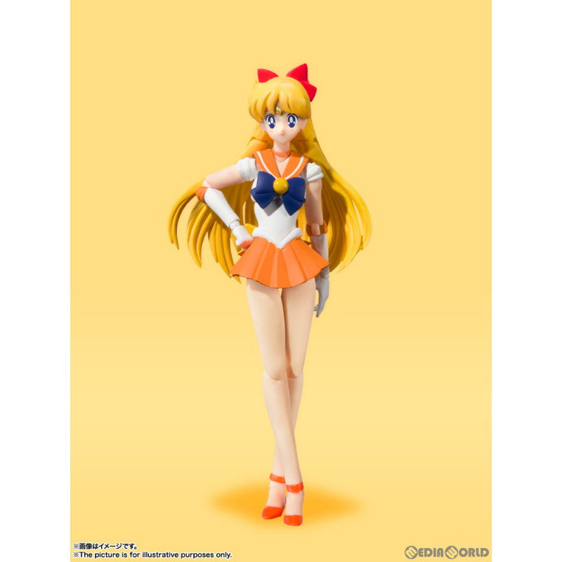 【中古即納】[FIG]S.H.Figuarts(フィギュアーツ) セーラーヴィーナス-Animation Color Edition- 美少女戦士セーラームーン 完成品 可動フィギュア バンダイスピリッツ(20201024)