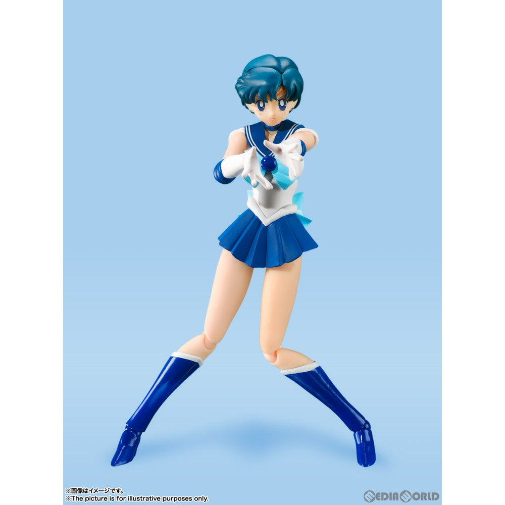 【中古即納】[FIG]S.H.Figuarts(フィギュアーツ) セーラーマーキュリー-Animation Color Edition- 美少女戦士セーラームーン 完成品 可動フィギュア バンダイスピリッツ(20201024)