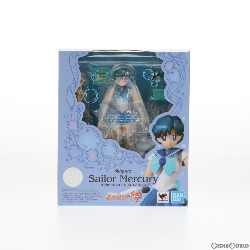 【中古即納】[FIG]S.H.Figuarts(フィギュアーツ) セーラーマーキュリー-Animation Color Edition- 美少女戦士セーラームーン 完成品 可動フィギュア バンダイスピリッツ(20201024)