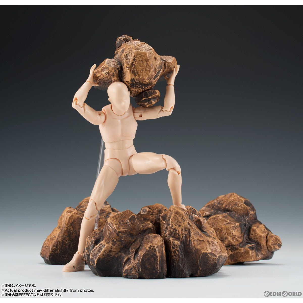 【中古即納】[FIG]魂EFFECT(エフェクト) ROCK Beige Ver. for S.H.Figuarts(フィギュアーツ) フィギュア用アクセサリ バンダイスピリッツ(20231216)