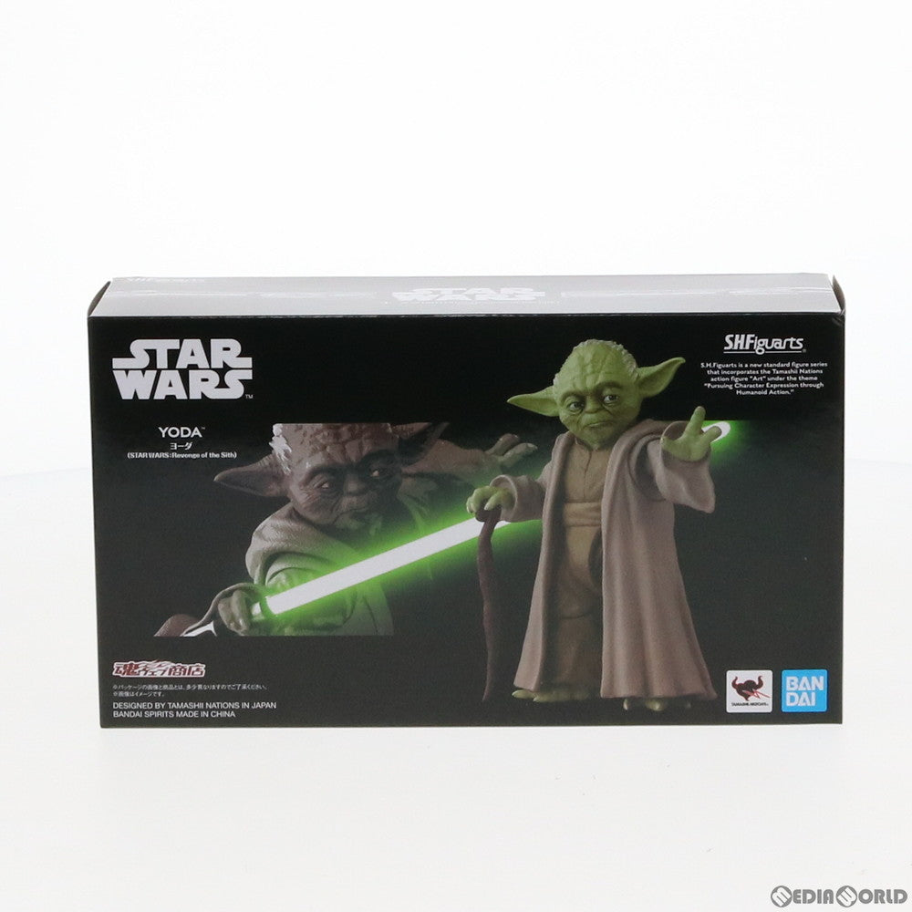 【中古即納】[FIG]魂ウェブ商店限定 S.H.Figuarts(フィギュアーツ) ヨーダ(STAR WARS:Revenge of the Sith) スター・ウォーズ エピソード3/シスの復讐 完成品 可動フィギュア バンダイスピリッツ(20190831)