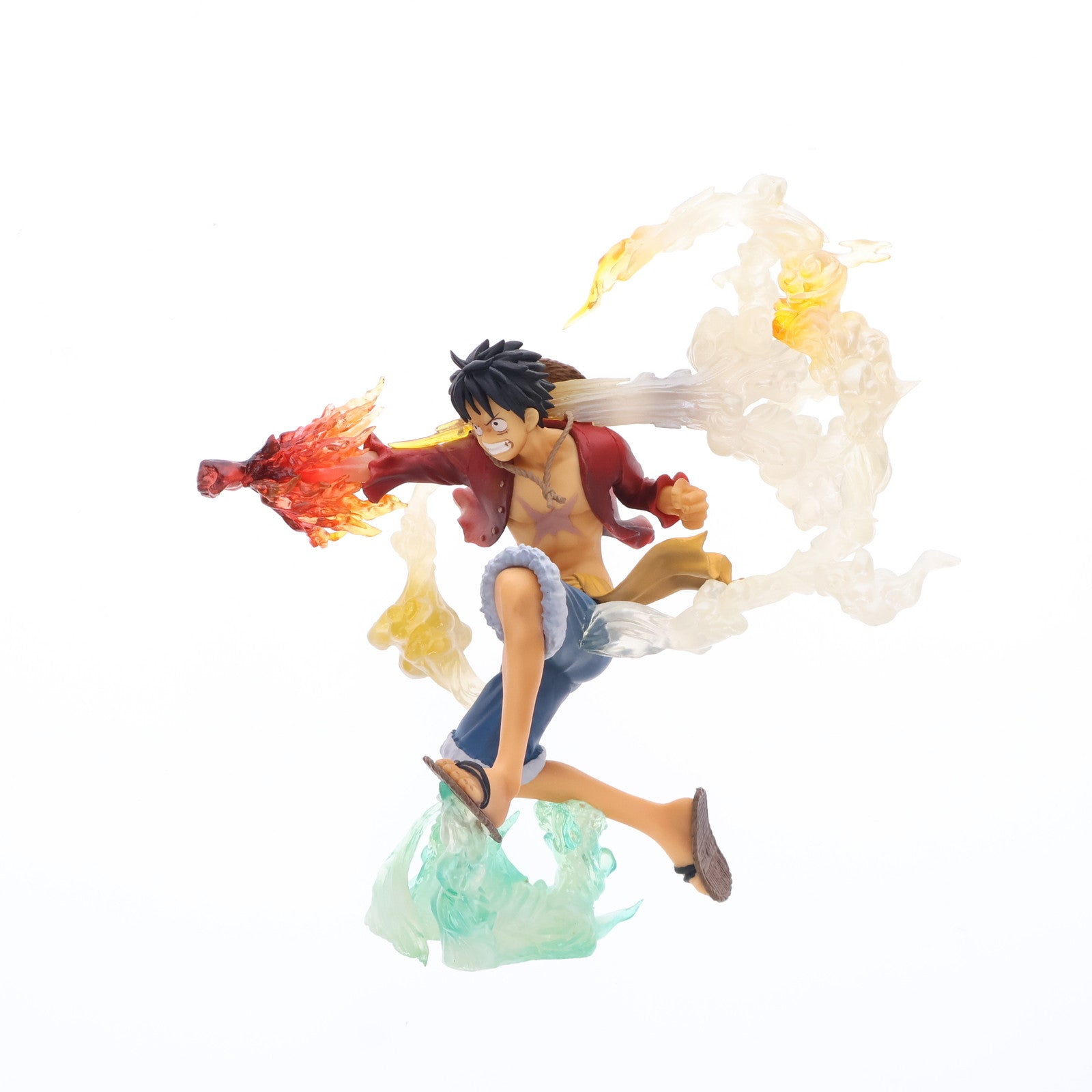 【中古即納】[FIG](再販)フィギュアーツZERO モンキー・D・ルフィ -Battle Ver. ゴムゴムの火拳銃- ONE PIECE(ワンピース) 完成品 フィギュア バンダイ(20140412)