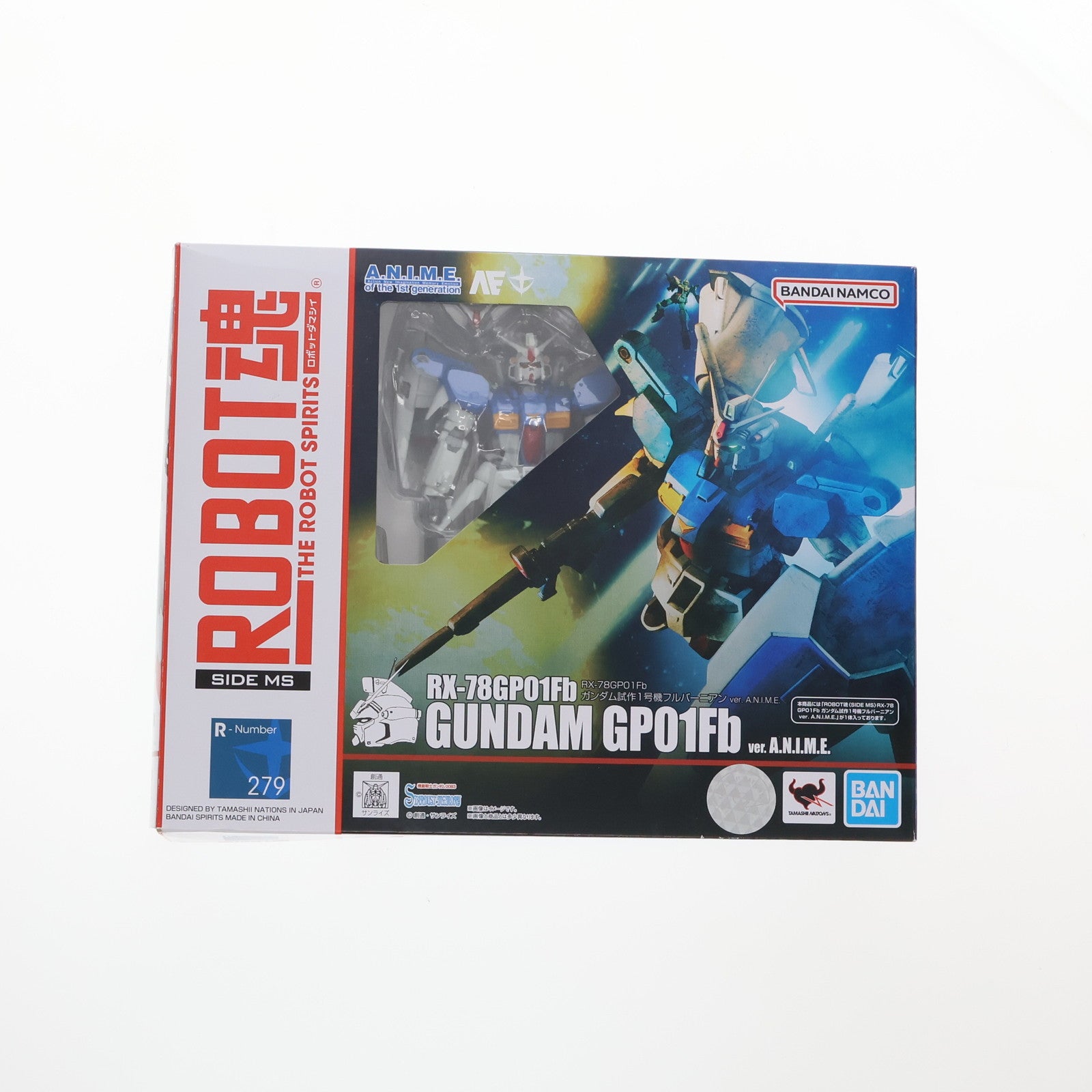 【中古即納】[FIG] ROBOT魂(SIDE MS) RX-78GP01Fb ガンダム試作1号機フルバーニアン ver. A.N.I.M.E. 機動戦士ガンダム0083 STARDUST MEMORY(スターダストメモリー) 完成品 可動フィギュア バンダイスピリッツ(20220917)