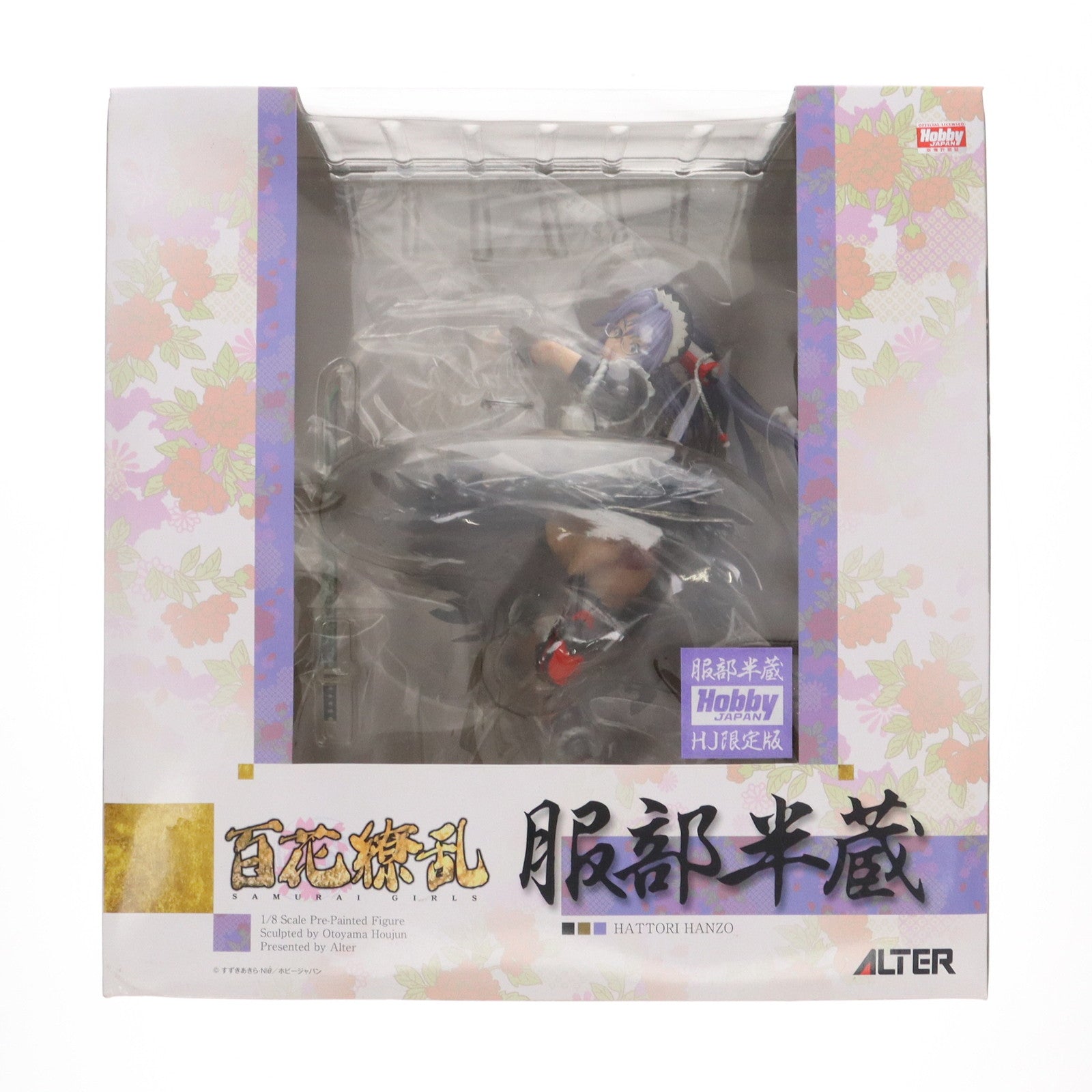 【中古即納】[FIG]服部半蔵(はっとりはんぞう) ホビージャパン限定版 百花繚乱 1/8 完成品 フィギュア ホビージャパン/アルター(20100430)