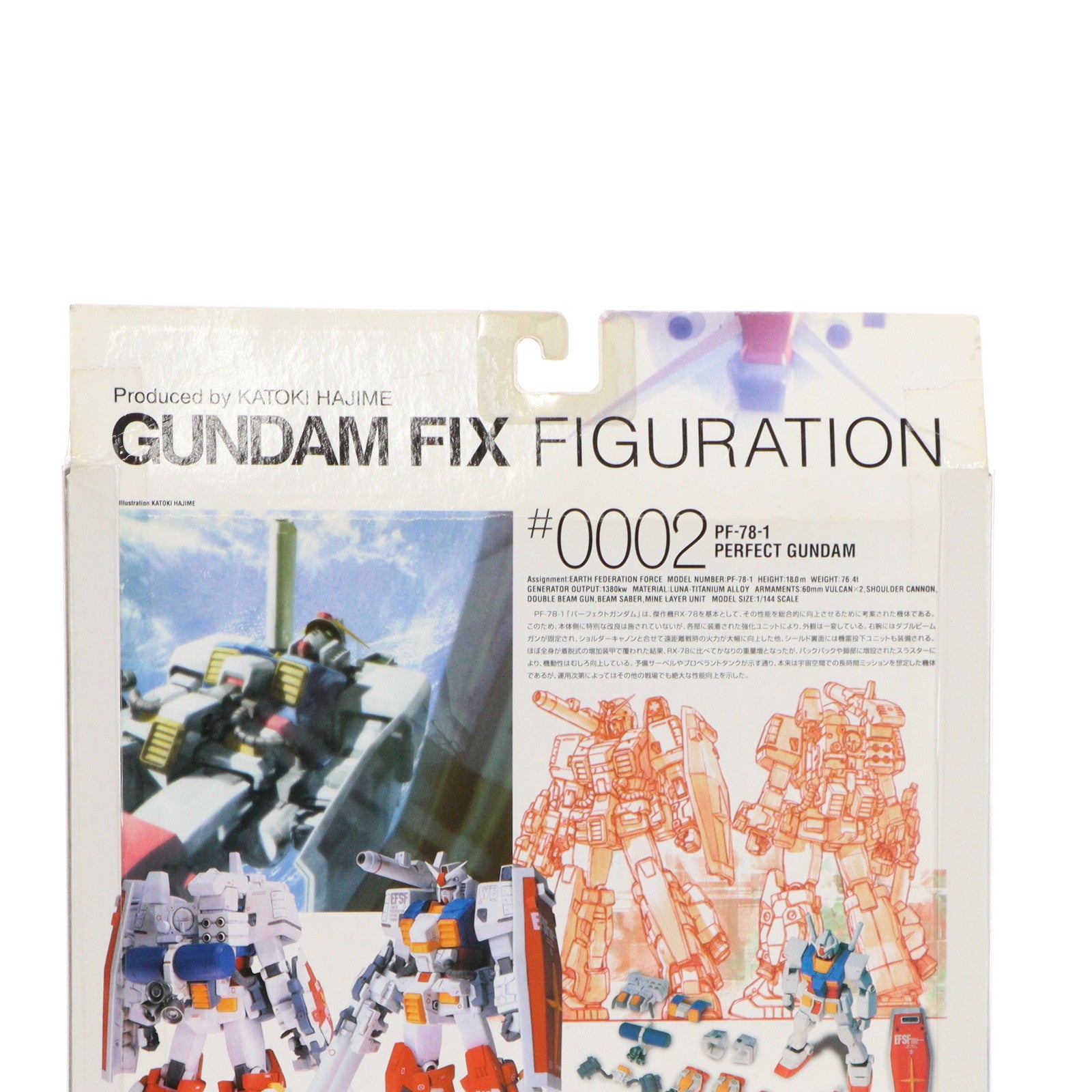 【中古即納】[FIG] GUNDAM FIX FIGURATION #0002 パーフェクトガンダム 機動戦士ガンダム 完成品 可動フィギュア バンダイ(20010330)