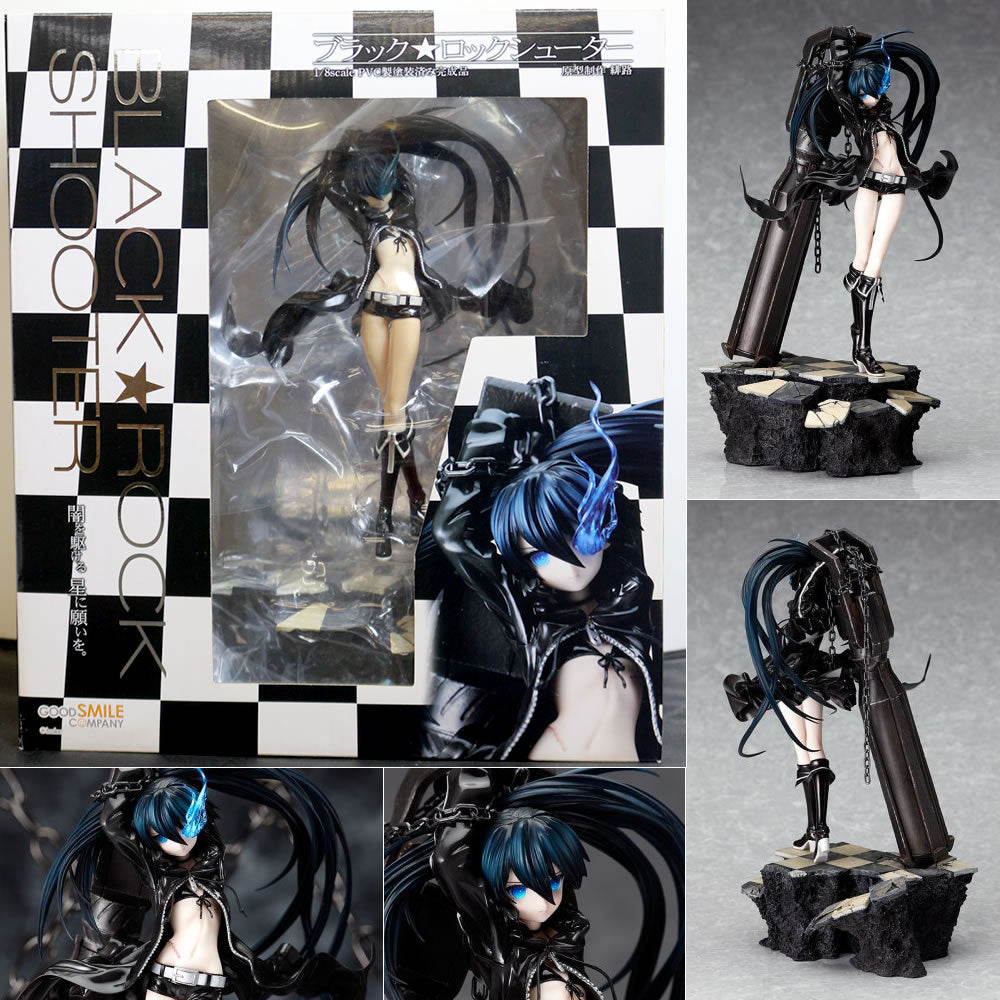 【中古即納】[FIG]ブラック★ロックシューター 1/8 完成品 フィギュア グッドスマイルカンパニー(20101221)