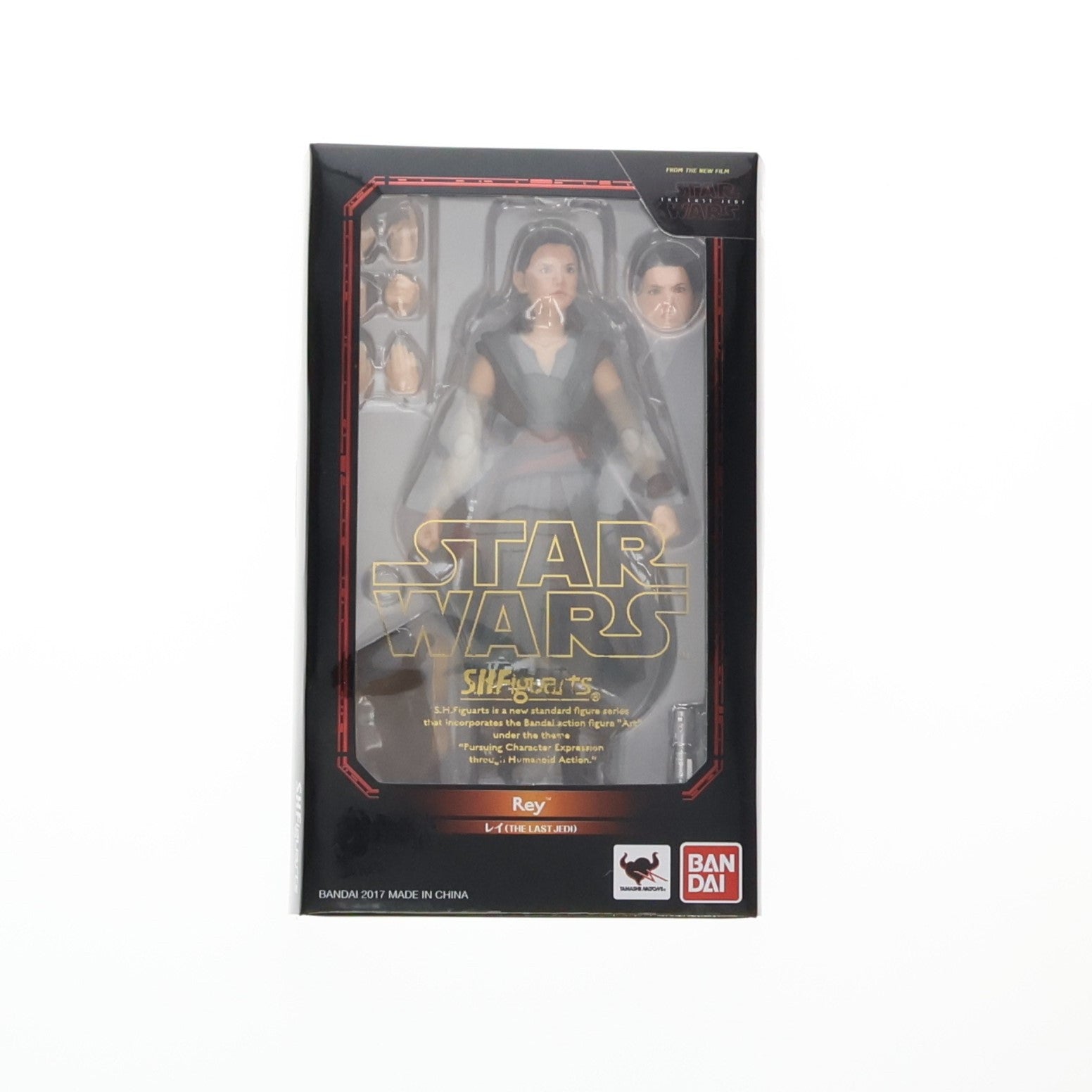 【中古即納】[FIG]S.H.Figuarts(フィギュアーツ) レイ(THE LAST JEDI) STAR WARS(スター・ウォーズ) エピソード8/最後のジェダイ 完成品 可動フィギュア バンダイ(20171215)