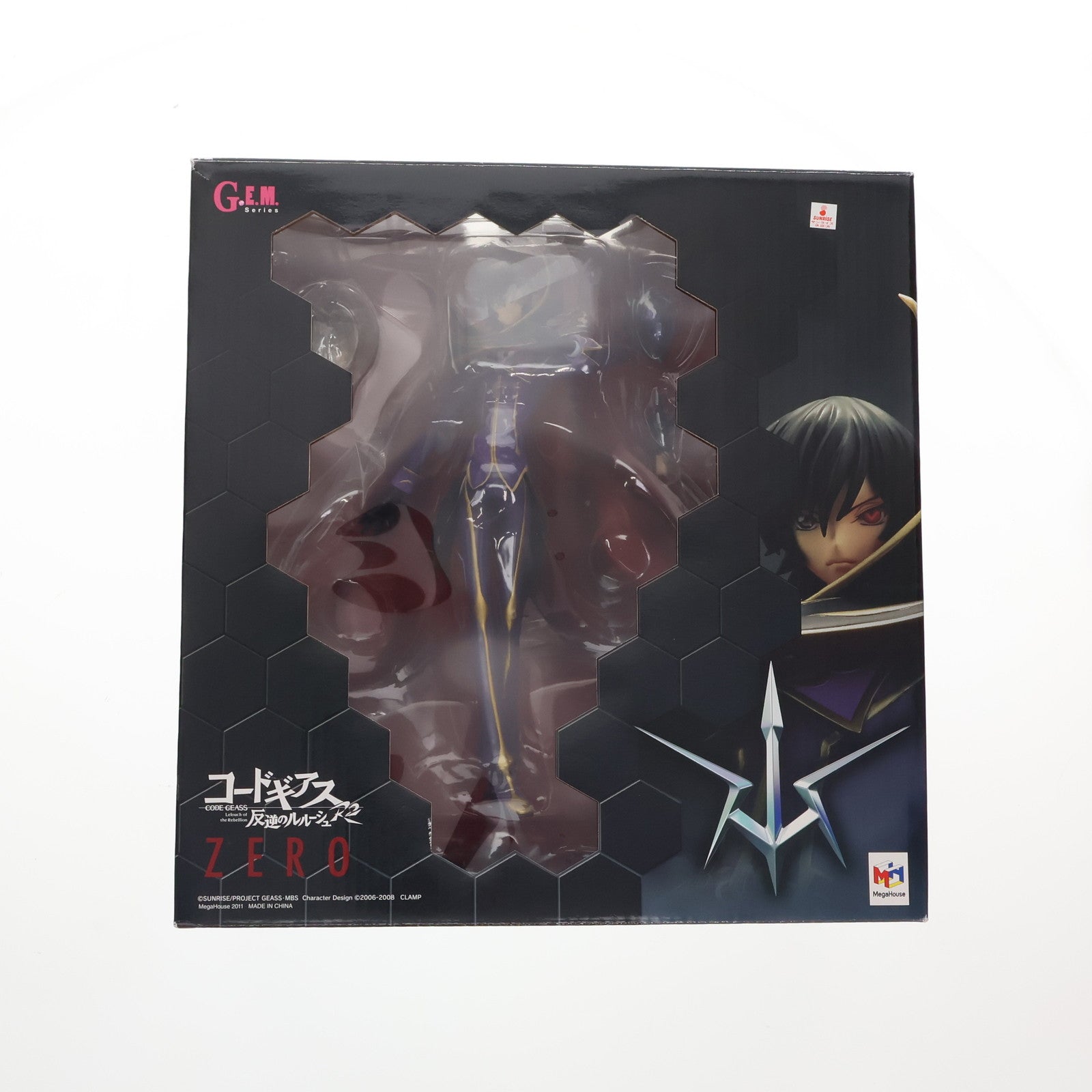 中古即納】[FIG]G.E.M.シリーズ ゼロ(ルルーシュ) コードギアス 反逆のルルーシュR2 1/8 完成品 フィギュア メガハウス