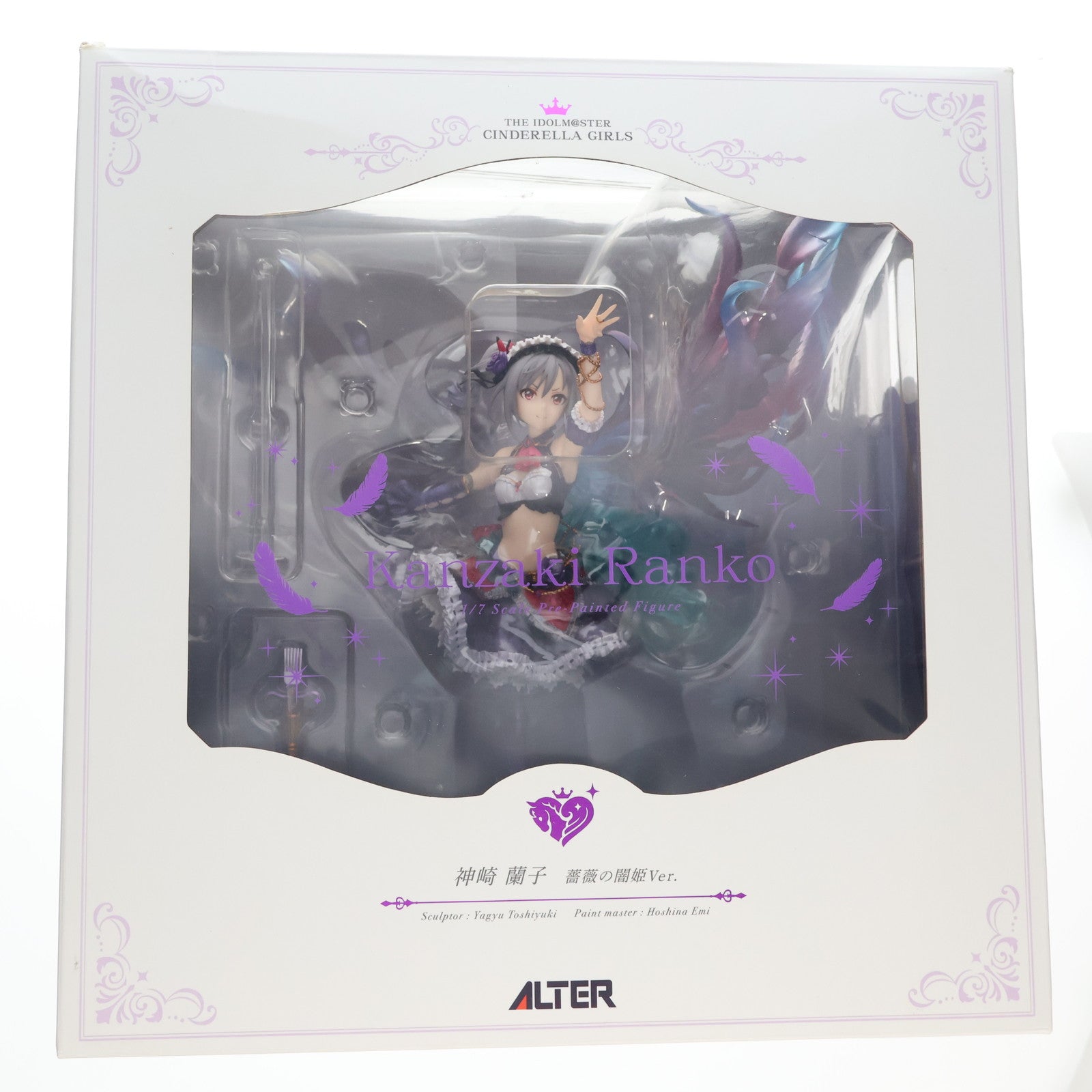 【中古即納】[FIG]神崎蘭子(かんざきらんこ) 薔薇の闇姫Ver. アイドルマスター シンデレラガールズ 1/7 完成品 フィギュア アルター(20180204)