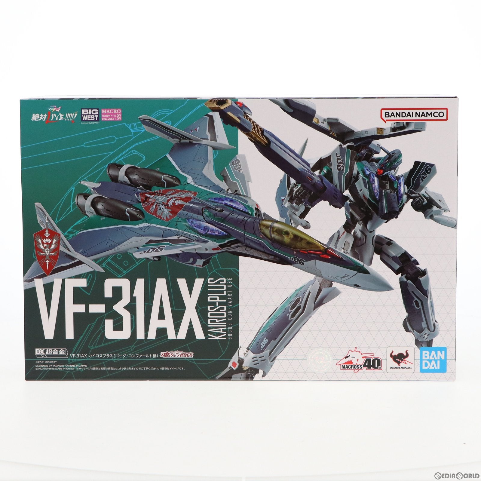 【中古即納】[TOY]魂ウェブ商店限定 DX超合金 劇場版 VF-31AX カイロスプラス(ボーグ・コンファールト機) 劇場版マクロスΔ(デルタ) 絶対LIVE!!!!!! 完成トイ バンダイスピリッツ(20220731)