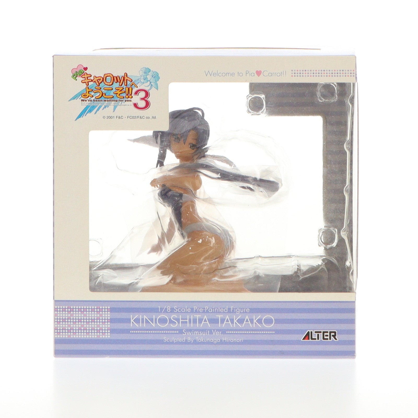 【中古即納】[FIG]木ノ下貴子(きのしたたかこ) 水着Ver. Piaキャロットへようこそ!!3 1/8 完成品 フィギュア アルター(20051122)