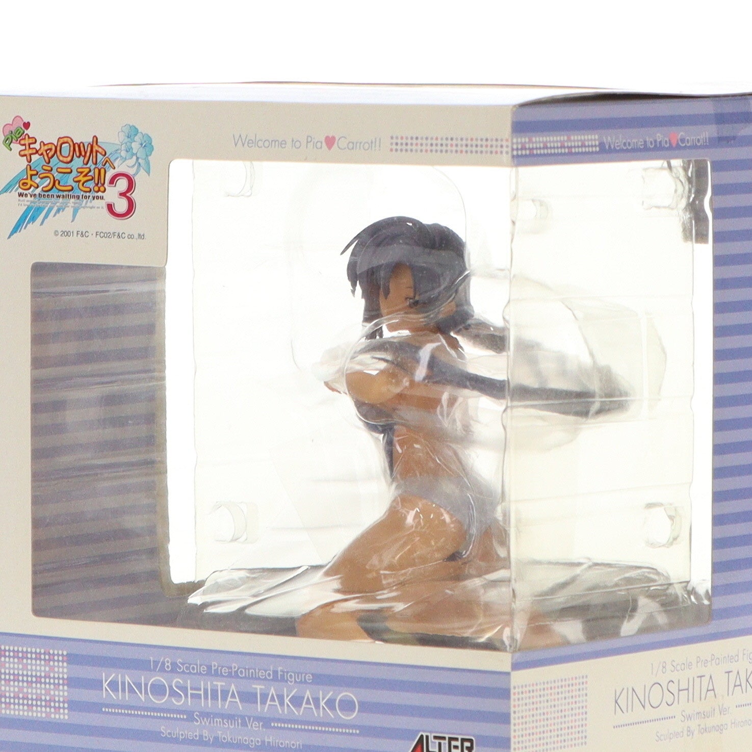 【中古即納】[FIG]木ノ下貴子(きのしたたかこ) 水着Ver. Piaキャロットへようこそ!!3 1/8 完成品 フィギュア アルター(20051122)