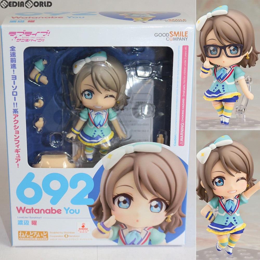 【中古即納】[FIG]ねんどろいど 692 渡辺曜(わたなべよう) ラブライブ!サンシャイン!! 完成品 可動フィギュア グッドスマイルカンパニー(20180616)