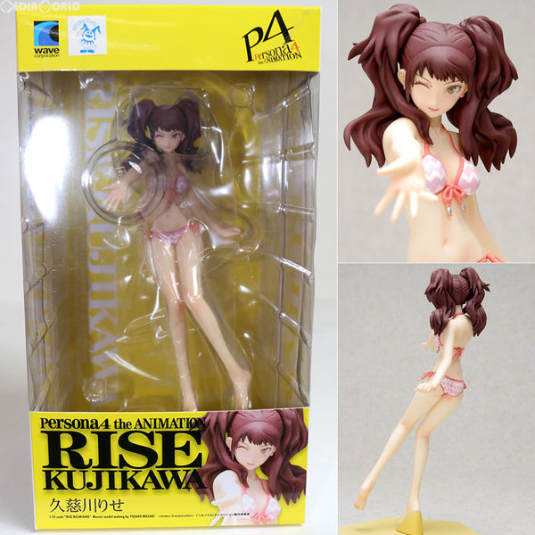 【中古即納】[FIG]BEACH QUEENS(ビーチクイーンズ) 久慈川りせ(くじかわりせ) ペルソナ4 1/10 完成品  フィギュア(NF-184) ウェーブ(WAVE)(20121120)