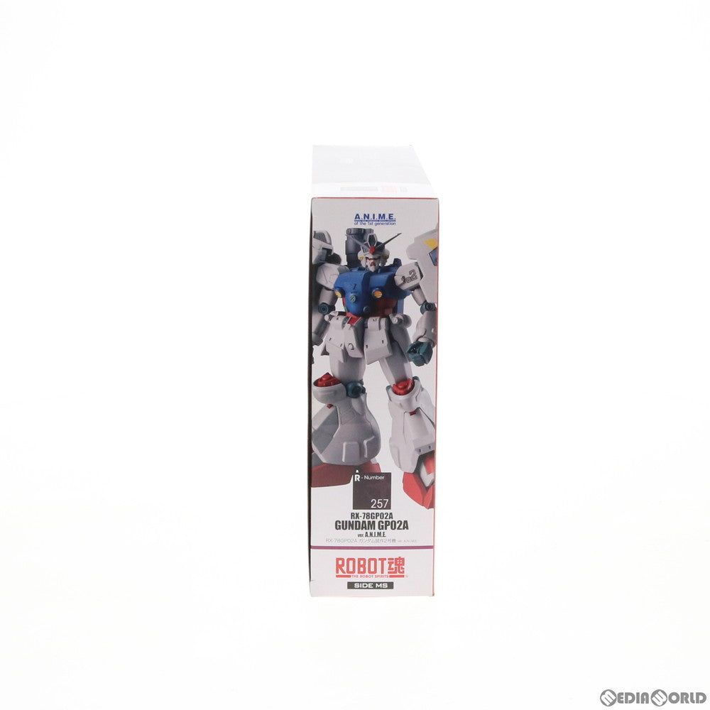 【中古即納】[FIG] ROBOT魂(SIDE MS) RX-78GP02A ガンダム試作2号機 ver. A.N.I.M.E. 機動戦士ガンダム0083 STARDUST MEMORY(スターダストメモリー) 完成品 可動フィギュア バンダイスピリッツ(20190810)