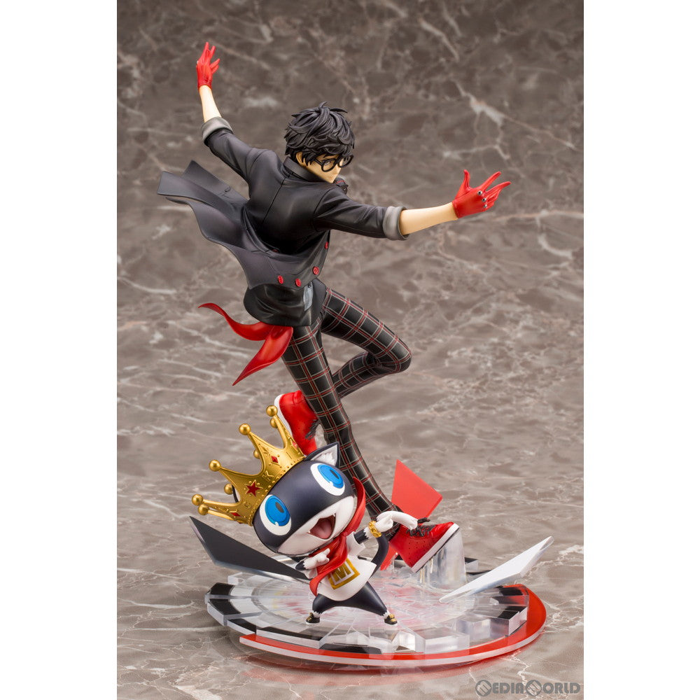 【中古即納】[FIG](再販)ARTFX J 主人公&モルガナ ペルソナ5 ダンシング・スターナイト 1/8 完成品 フィギュア(PV192) コトブキヤ(20240616)