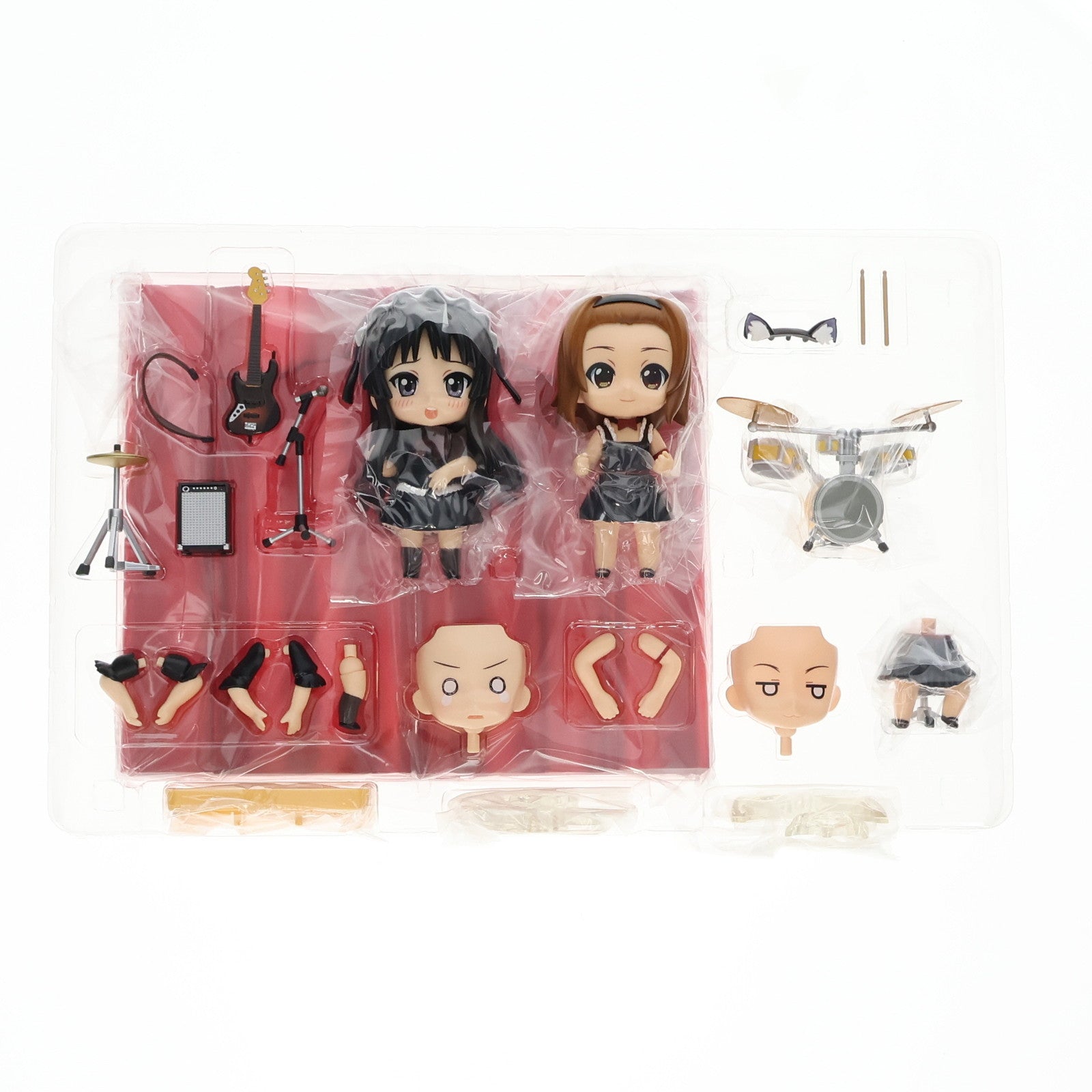 【中古即納】[FIG]ねんどろいど 101 けいおん! 澪&律ライブステージセット 完成品 可動フィギュア ワンフェス2010冬&GOODSMILE ONLINE SHOP限定 グッドスマイルカンパニー(20100228)