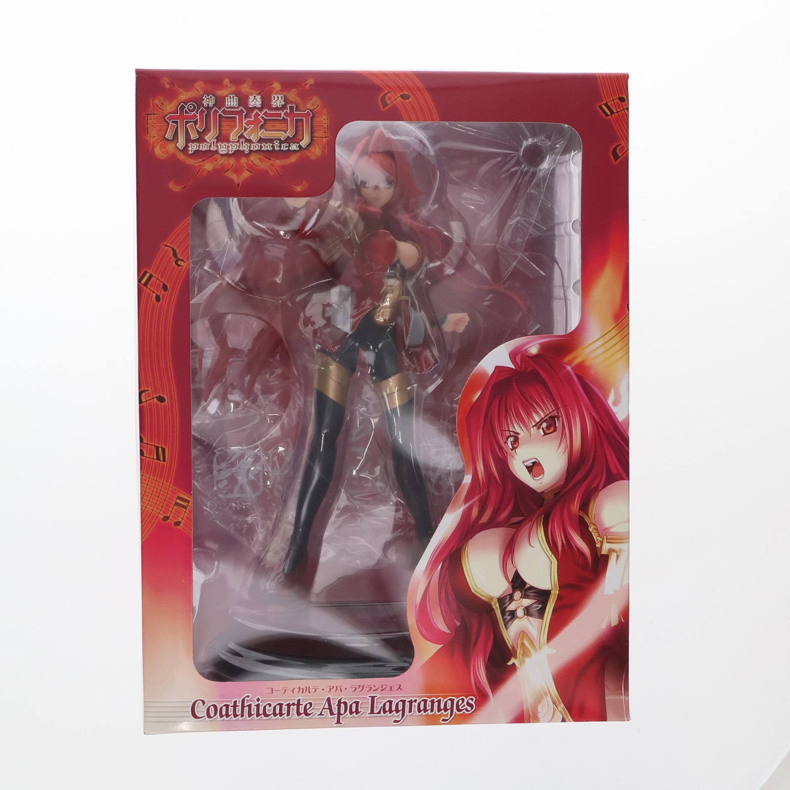 【中古即納】[FIG] コーティカルテ・アパ・ラグランジェス レッドver. 神曲奏界ポリフォニカ 1/8 完成品 フィギュア ムービック(20080327)