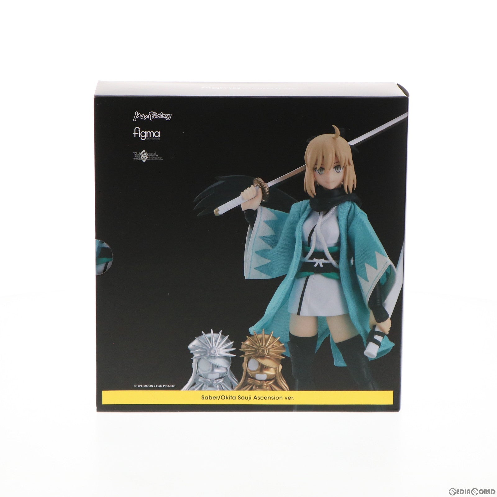 【中古即納】[FIG]figma(フィグマ) 521-DX セイバー/沖田総司(おきたそうじ) 霊基再臨ver. Fate/Grand Order(フェイト/グランドオーダー) 完成品 可動フィギュア マックスファクトリー(20220206)