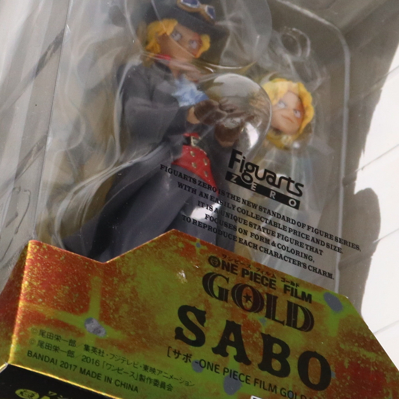 【中古即納】[FIG]魂ウェブ商店限定 フィギュアーツZERO サボ -ONE PIECE FILM GOLD Ver.- 完成品 フィギュア バンダイ(20170430)