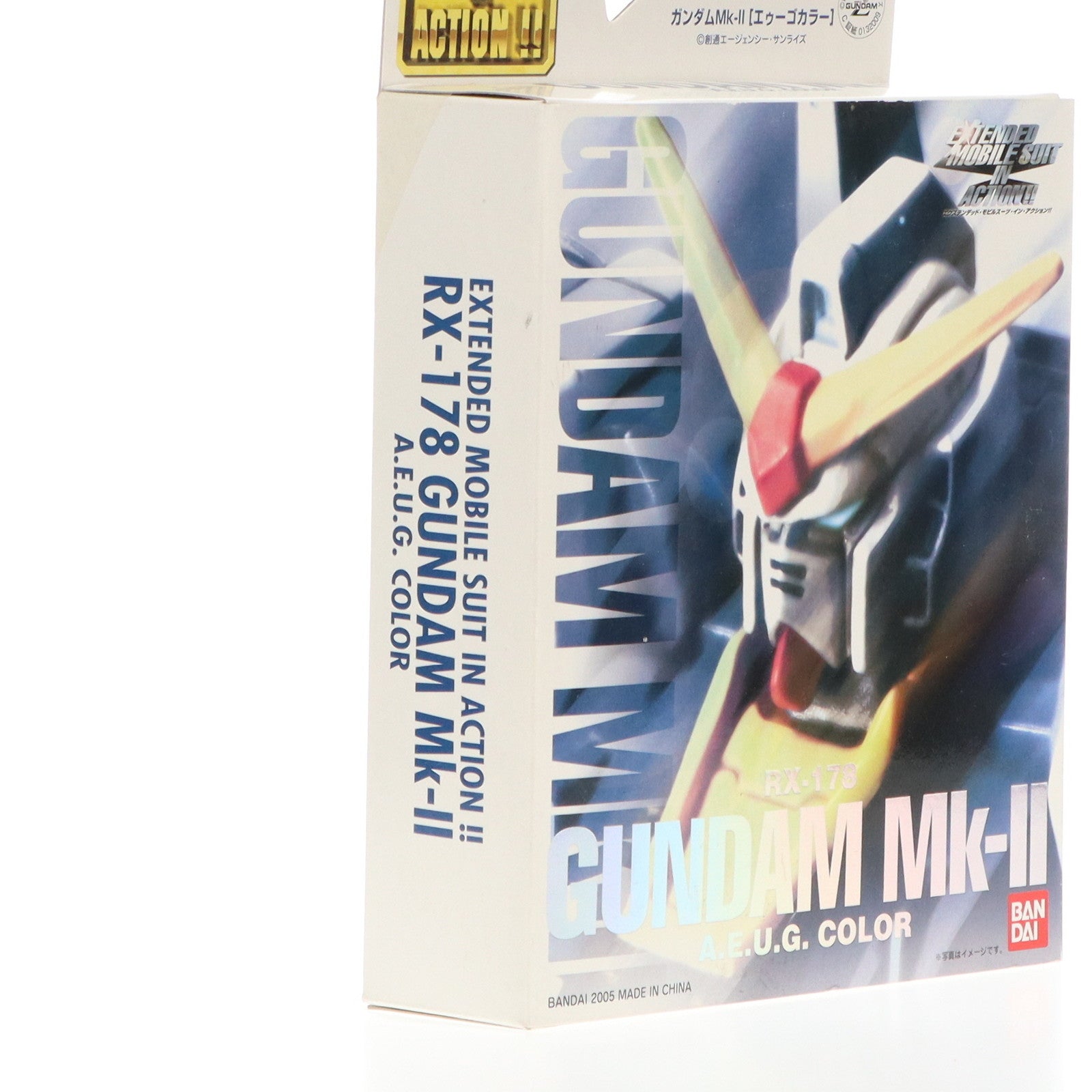 【中古即納】[FIG] EXTENDED MS IN ACTION!!(エクステンデッド・モビルスーツ・イン・アクション) ガンダムMk-II エウーゴカラー 機動戦士Zガンダム 完成品 可動フィギュア バンダイ(20050212)
