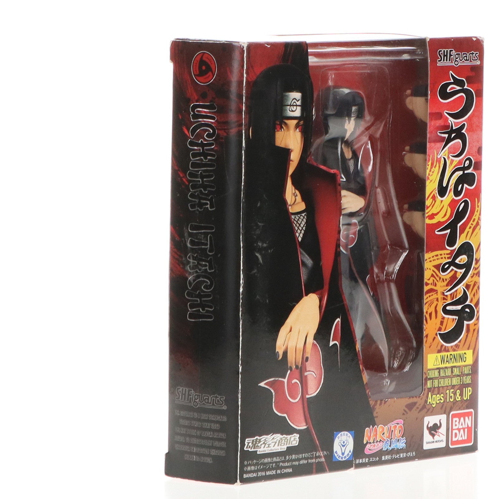 【中古即納】[FIG]魂ウェブ商店限定 S.H.Figuarts(フィギュアーツ) うちはイタチ NARUTO-ナルト- 疾風伝 完成品 可動フィギュア バンダイ(20161130)