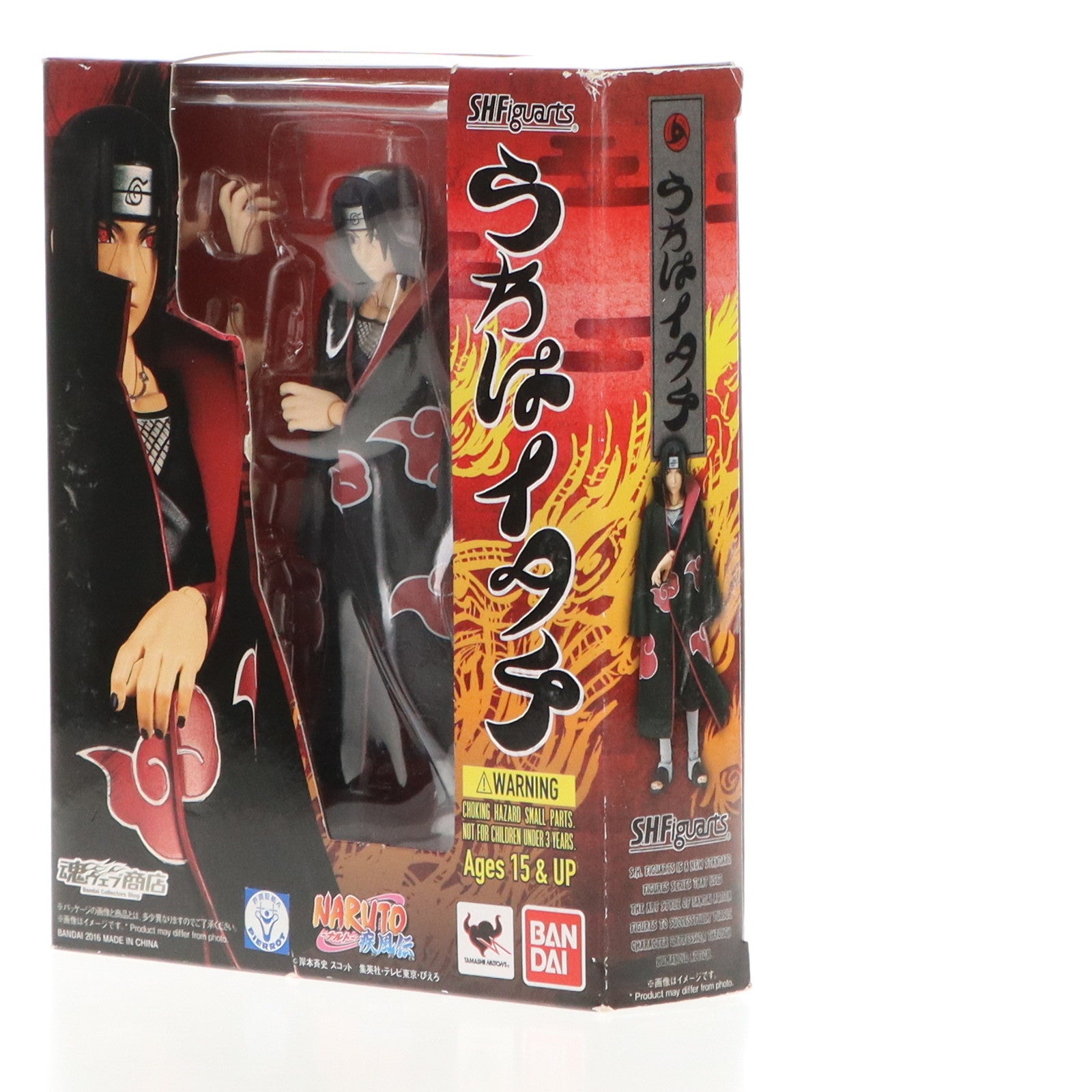 【中古即納】[FIG]魂ウェブ商店限定 S.H.Figuarts(フィギュアーツ) うちはイタチ NARUTO-ナルト- 疾風伝 完成品 可動フィギュア バンダイ(20161130)