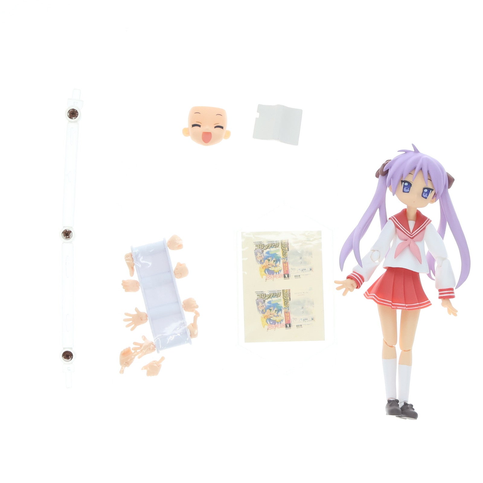 【中古即納】[FIG] figma(フィグマ) 013 柊かがみ(ひいらぎかがみ) 冬服ver. TVアニメ らき☆すた 完成品 可動フィギュア マックスファクトリー(20080913)