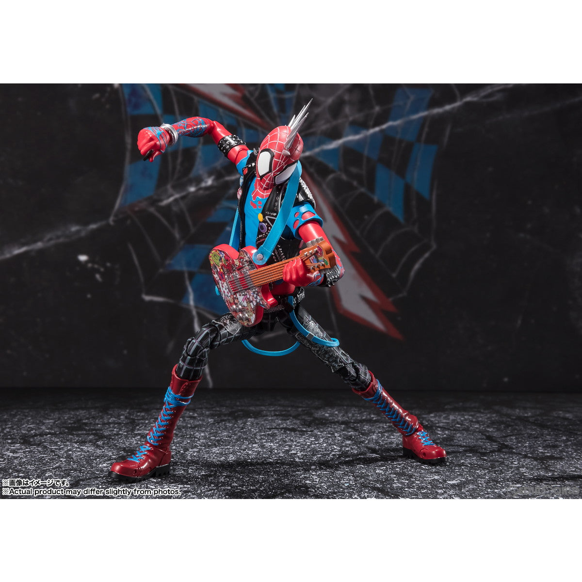 【中古即納】[FIG]S.H.Figuarts(フィギュアーツ) スパイダー・パンク(スパイダーマン:アクロス・ザ・スパイダーバース) 完成品 可動フィギュア バンダイスピリッツ(20240731)