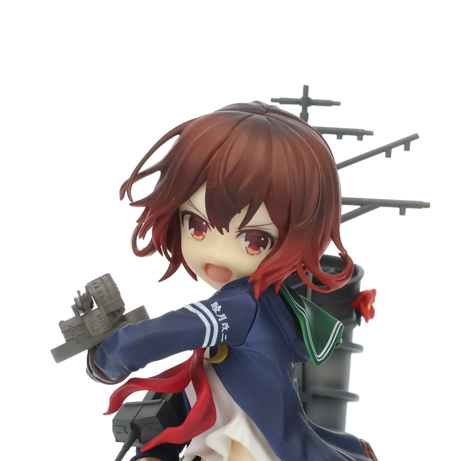 【中古即納】[FIG]睦月改二(むつきかいに) 艦隊これくしょん -艦これ- 1/7 完成品 フィギュア ファニーナイツ(アオシマ)(20171219)