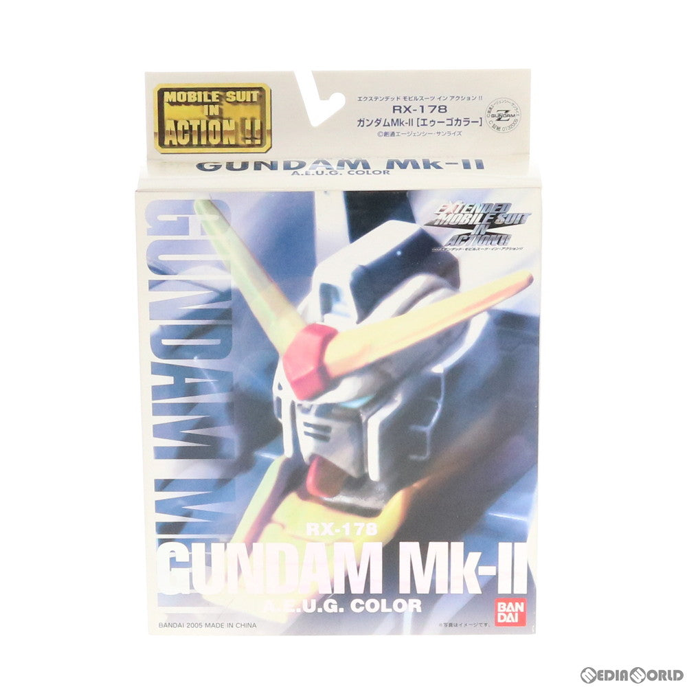 【中古即納】[FIG] EXTENDED MS IN ACTION!!(エクステンデッド・モビルスーツ・イン・アクション) ガンダムMk-II エウーゴカラー 機動戦士Zガンダム 完成品 可動フィギュア バンダイ(20050212)