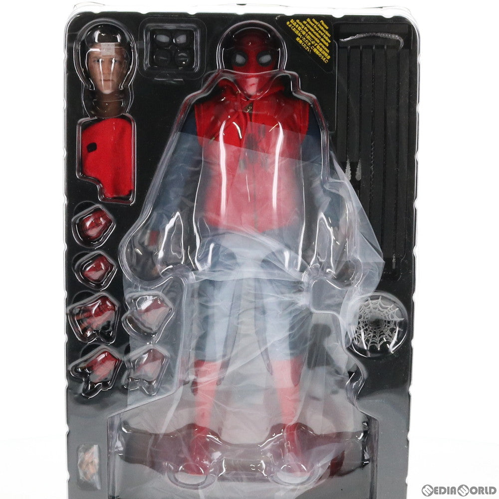 【中古即納】[FIG] ムービー・マスターピース スパイダーマン(ホームメイド・スーツ版) スパイダーマン:ホームカミング 1/6 完成品 可動フィギュア(MM#414) ホットトイズ(20180127)