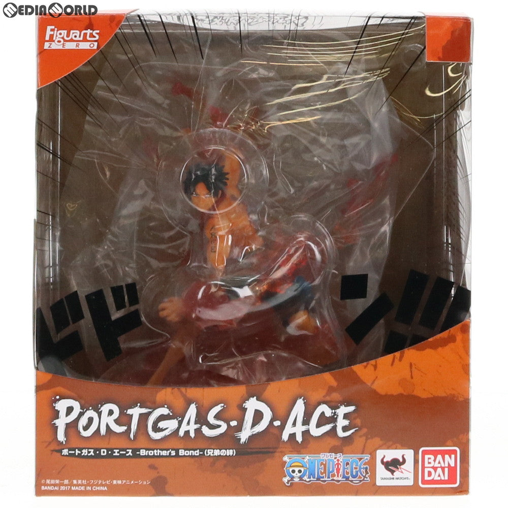 【中古即納】[FIG] フィギュアーツZERO ポートガス・D・エース -Brother s Bond-(兄弟の絆) ONE PIECE(ワンピース) 完成品 フィギュア バンダイ(20170623)