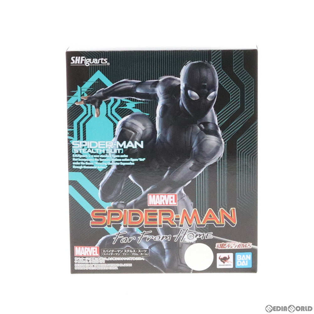 【中古即納】[FIG]魂ウェブ商店限定 S.H.Figuarts(フィギュアーツ) スパイダーマン ステルス・スーツ(スパイダーマン:ファー・フロム・ホーム) 完成品 可動フィギュア バンダイスピリッツ(20200131)