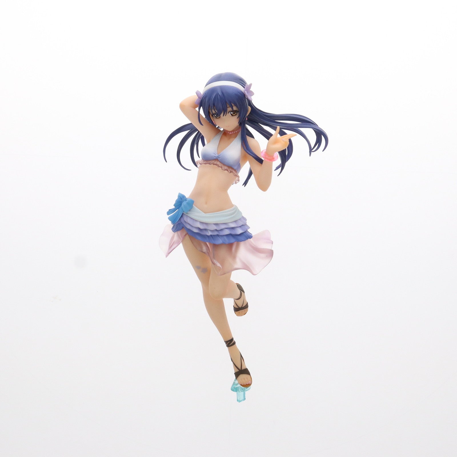 【中古即納】[FIG]園田海未(そのだうみ) -夏色えがおで1、2、Jump!Ver.- ラブライブ! School idol project 1/8 完成品 フィギュア(PP543) コトブキヤ(20140521)