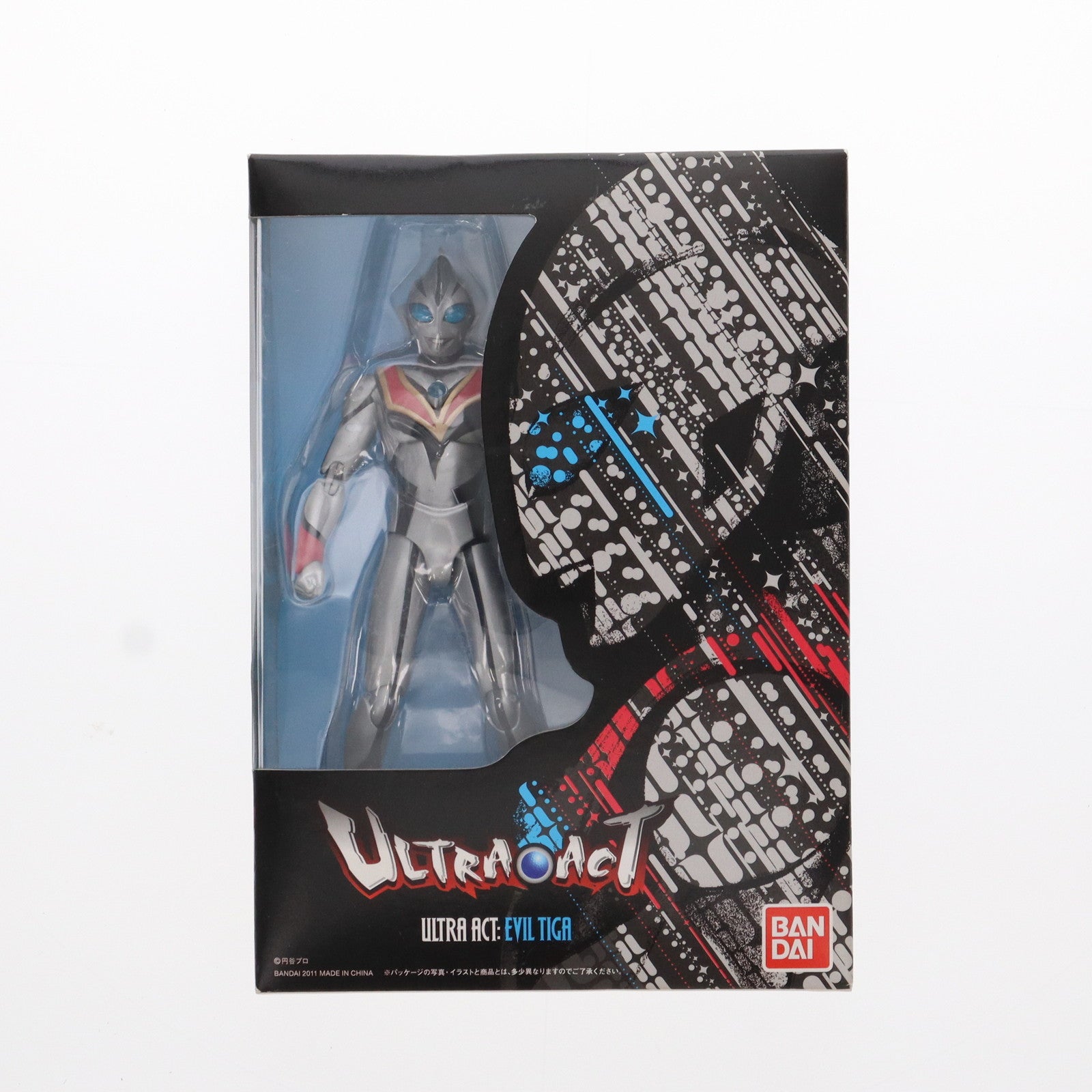 【中古即納】[FIG]ULTRA-ACT(ウルトラアクト) イーヴィルティガ ウルトラマンティガ 完成品 可動フィギュア バンダイ(20110722)