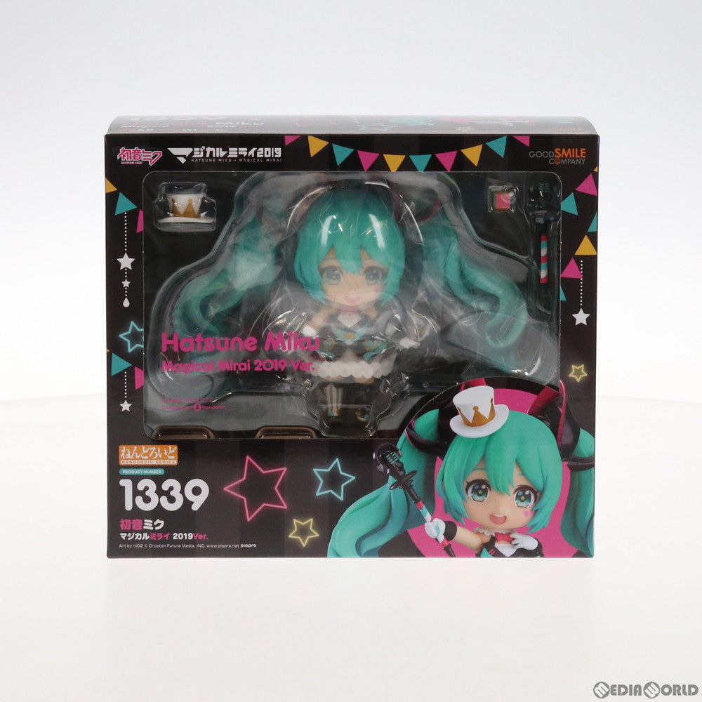 【中古即納】[FIG]ねんどろいど 1339 初音ミク マジカルミライ 2019Ver. キャラクター・ボーカル・シリーズ01 初音ミク 完成品 可動フィギュア 初音ミク「マジカルミライ 2020」 in OSAKA&GOODSMILE ONLINE SHOP限定 グッドスマイルカンパニー(20201127)