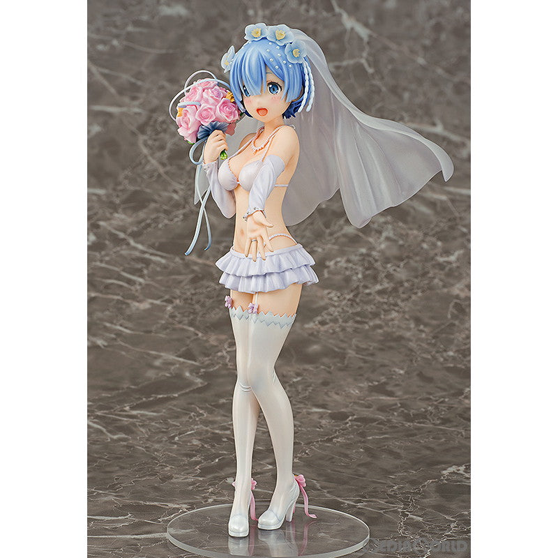 中古即納】[FIG](再販)レム ウェディングVer. Re:ゼロから始める異世界生活 1/7 完成品 フィギュア Phat!(ファット・カンパニー)