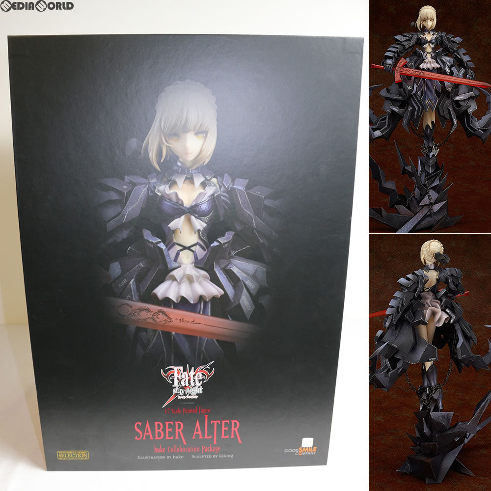 【中古即納】[FIG]複製原画付属 ワンホビセレクション セイバー・オルタ huke コラボパッケージ Fate/stay night(フェイト/ステイナイト) 1/7 完成品 フィギュア GOODSMILE ONLINE SHOP限定 グッドスマイルカンパニー(20160831)