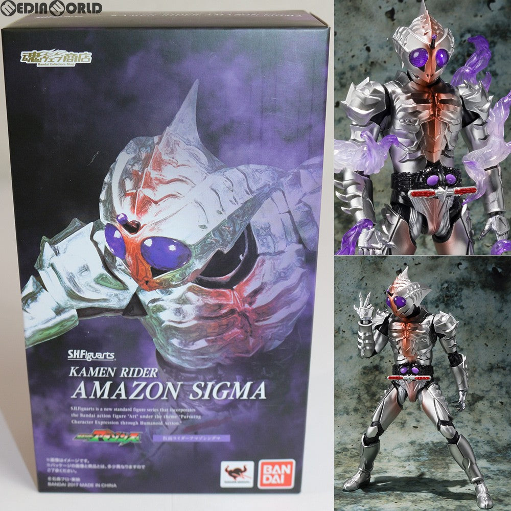 【中古即納】[FIG]魂ウェブ商店限定 S.H.Figuarts(フィギュアーツ) 仮面ライダーアマゾンシグマ 仮面ライダーアマゾンズ 完成品 可動フィギュア バンダイ(20170731)