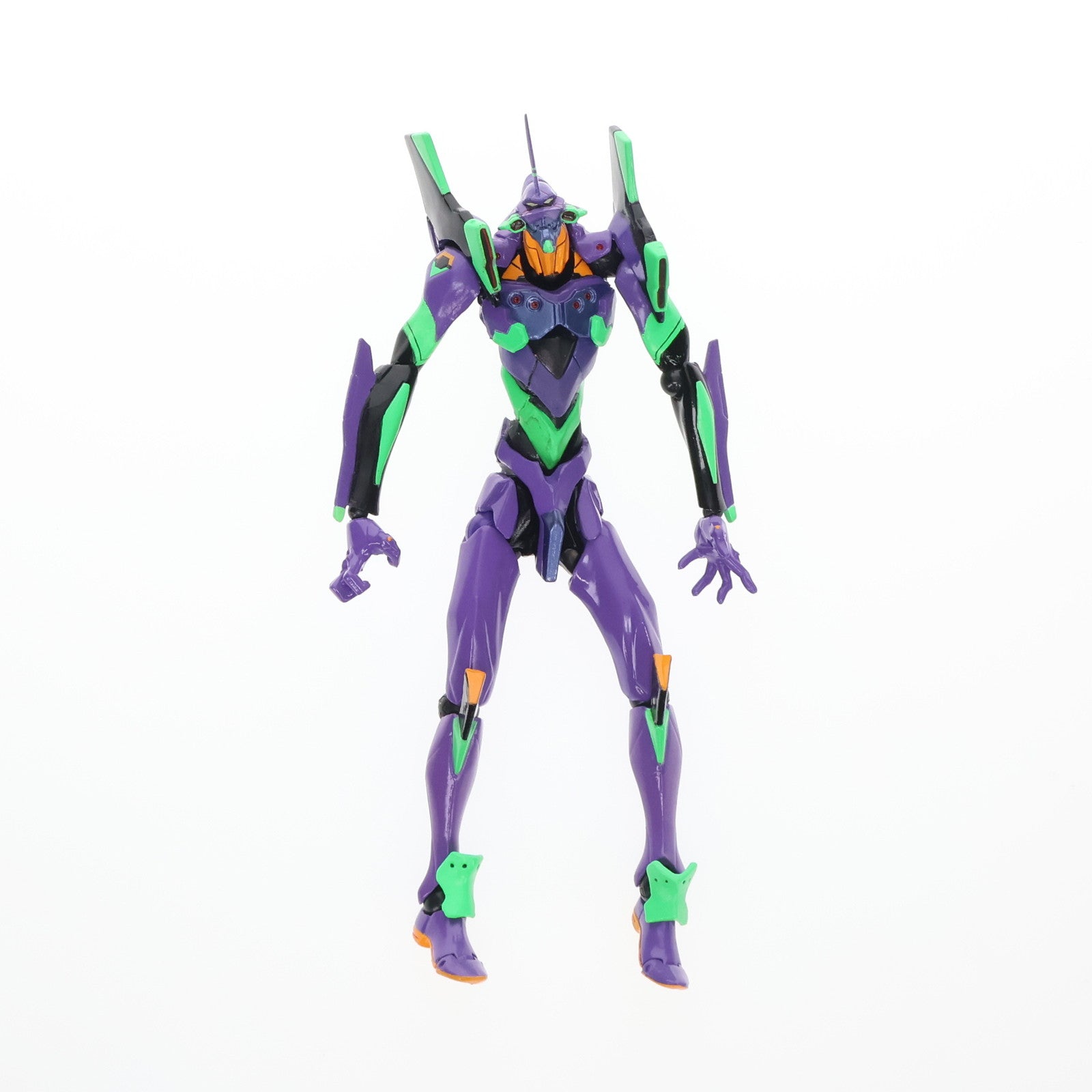 【中古即納】[FIG](再販)リボルテックヤマグチ No.100 Evangelion Evolution エヴァンゲリオン初号機 新世紀エヴァンゲリオン 完成品 可動フィギュア 海洋堂(20110820)