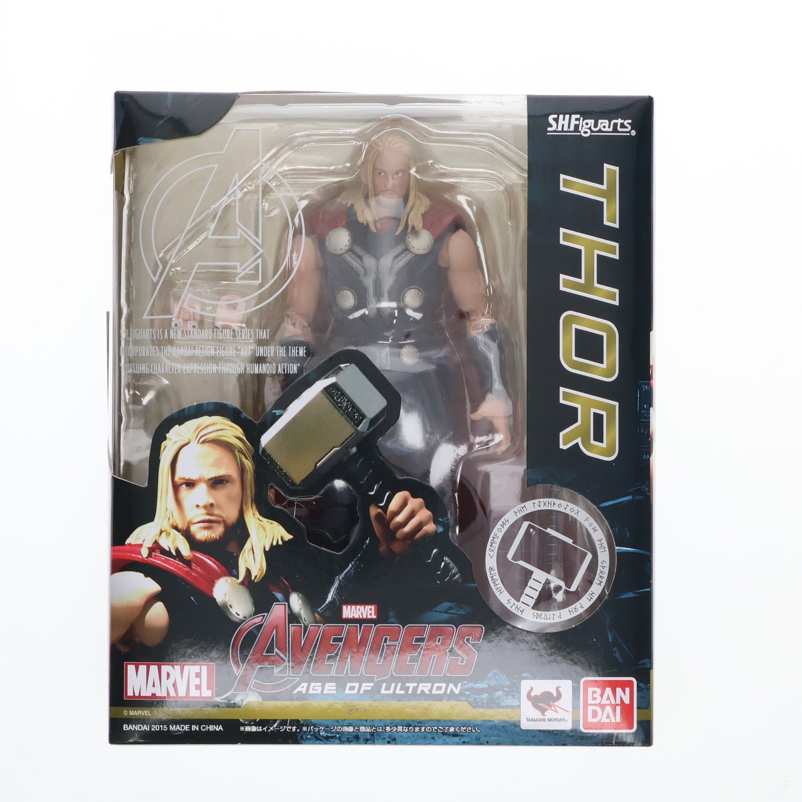 【中古即納】[FIG]S.H.Figuarts(フィギュアーツ) ソー アベンジャーズ/エイジ・オブ・ウルトロン 完成品 可動フィギュア バンダイ(20150919)